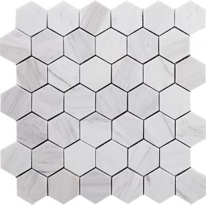 Hexagon 六角 | 白配灰 | 300(L) x 300(W)